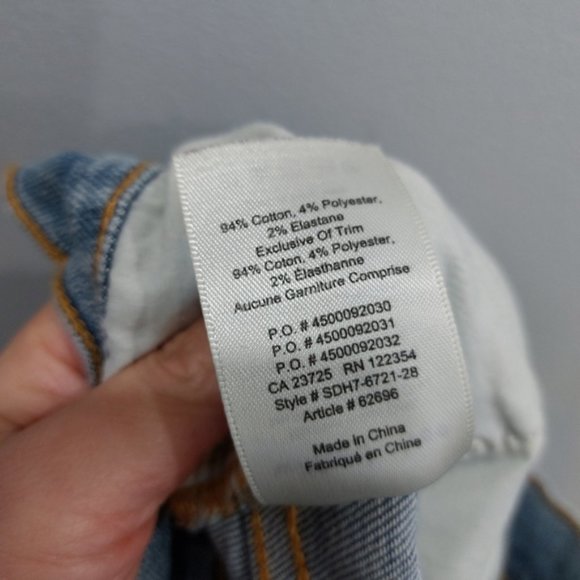 Aritzia Wilfred Free Jovovich Denim Shorts Size 4 - Picture 6 of 7